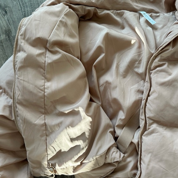 Fabletics Light Brown Puffer Jacket - Picture 7 of 7